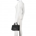 Handtasche Diadora M Black, Farbe: schwarz, Marke: AIGNER, EAN: 4055539585296, Abmessungen in cm: 23x16x10, Bild 3 von 6