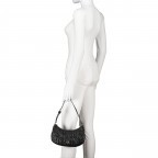 Umhängetasche Diadora Pochette XS Black, Farbe: schwarz, Marke: AIGNER, EAN: 4055539585371, Abmessungen in cm: 25x15x7, Bild 3 von 5