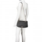 Umhängetasche Marcella M Black, Farbe: schwarz, Marke: AIGNER, EAN: 4055539575785, Abmessungen in cm: 31x20x4, Bild 4 von 6