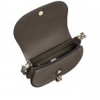 Satteltasche Delia Suede Coal Brown, Farbe: braun, Marke: AIGNER, EAN: 4055539575990, Abmessungen in cm: 25x22x4, Bild 3 von 3