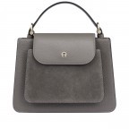 Handtasche Delia Suede S Coal Brown, Farbe: braun, Marke: AIGNER, EAN: 4055539576164, Abmessungen in cm: 23x20x8, Bild 1 von 3