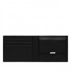 Geldbörse Theo mit herausnehmbaren Cardcase Black, Farbe: schwarz, Marke: AIGNER, EAN: 4055539580543, Abmessungen in cm: 11x8.5x2, Bild 4 von 4