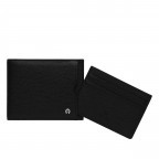 Geldbörse Theo mit herausnehmbaren Cardcase Black, Farbe: schwarz, Marke: AIGNER, EAN: 4055539580543, Abmessungen in cm: 11x8.5x2, Bild 3 von 4