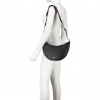 Beuteltasche Zita M Black Coloured, Farbe: schwarz, Marke: AIGNER, EAN: 4055539575525, Abmessungen in cm: 35x23x7.5, Bild 3 von 5