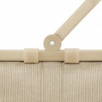 Einkaufskorb Carrybag Cord Sand, Farbe: beige, Marke: Reisenthel, EAN: 4012013739477, Abmessungen in cm: 48x29x28, Bild 6 von 6