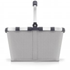 Einkaufskorb Carrybag Herringbone Grey, Farbe: grau, Marke: Reisenthel, EAN: 4012013739484, Abmessungen in cm: 48x29x28, Bild 2 von 5