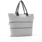 Shopper E1 erweiterbar Herringbone Grey, Farbe: grau, Marke: Reisenthel, EAN: 4012013739095, Abmessungen in cm: 50x26.5x15.5, Bild 2 von 3