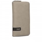 Geldbörse Mademoiselle Wallet MW2 Nubuk Cappuccino, Farbe: braun, Marke: Zwei, EAN: 4250257935679, Abmessungen in cm: 19.5x10x3, Bild 2 von 5