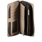 Geldbörse Mademoiselle Wallet MW2 Nubuk Cappuccino, Farbe: braun, Marke: Zwei, EAN: 4250257935679, Abmessungen in cm: 19.5x10x3, Bild 4 von 5