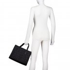 Handtasche Iniziale Aurelia MHZ Black, Farbe: schwarz, Marke: Joop!, EAN: 4048835222088, Abmessungen in cm: 34x26.5x13, Bild 4 von 8