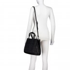 Handtasche Iniziale Aurelia MHZ Black, Farbe: schwarz, Marke: Joop!, EAN: 4048835222088, Abmessungen in cm: 34x26.5x13, Bild 5 von 8
