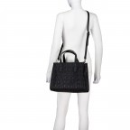 Handtasche Iniziale Aurelia MHZ Black, Farbe: schwarz, Marke: Joop!, EAN: 4048835222088, Abmessungen in cm: 34x26.5x13, Bild 6 von 8