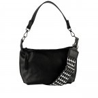 Beuteltasche Lizzy 1371 Schwarz, Farbe: schwarz, Marke: Flanigan, EAN: 4066727005106, Abmessungen in cm: 24x17x6.5, Bild 1 von 4