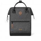 Rucksack Adventurer Medium Luxembourg mit zwei auswechselbaren Vortaschen Anthra, Farbe: anthrazit, Marke: Cabaia, EAN: 3701328398943, Abmessungen in cm: 27x41x16, Bild 3 von 10