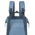 Rucksack Adventurer Medium Bourgas mit zwei auswechselbaren Vortaschen Blue, Farbe: blau/petrol, Marke: Cabaia, EAN: 3701328399131, Abmessungen in cm: 27x41x16, Bild 9 von 10