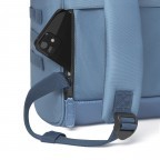 Rucksack Adventurer Medium Bourgas mit zwei auswechselbaren Vortaschen Blue, Farbe: blau/petrol, Marke: Cabaia, EAN: 3701328399131, Abmessungen in cm: 27x41x16, Bild 10 von 10
