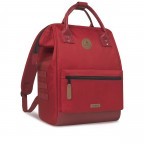 Rucksack Adventurer Medium Akranes mit zwei auswechselbaren Vortaschen Hellrot, Farbe: rot/weinrot, Marke: Cabaia, EAN: 3701328399827, Abmessungen in cm: 27x41x16, Bild 4 von 10