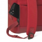 Rucksack Adventurer Medium Akranes mit zwei auswechselbaren Vortaschen Hellrot, Farbe: rot/weinrot, Marke: Cabaia, EAN: 3701328399827, Abmessungen in cm: 27x41x16, Bild 10 von 10