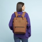 Rucksack Adventurer Medium Turin mit zwei auswechselbaren Vortaschen Camel, Farbe: cognac, Marke: Cabaia, EAN: 3701328319665, Abmessungen in cm: 27x41x16, Bild 7 von 10