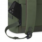 Rucksack Adventurer Medium Seoul mit zwei auswechselbaren Vortaschen Grün, Farbe: grün/oliv, Marke: Cabaia, EAN: 3701328303527, Abmessungen in cm: 27x41x16, Bild 10 von 10