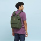 Rucksack Adventurer Medium Seoul mit zwei auswechselbaren Vortaschen Grün, Farbe: grün/oliv, Marke: Cabaia, EAN: 3701328303527, Abmessungen in cm: 27x41x16, Bild 7 von 10