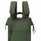 Rucksack Adventurer Medium Seoul mit zwei auswechselbaren Vortaschen Grün, Farbe: grün/oliv, Marke: Cabaia, EAN: 3701328303527, Abmessungen in cm: 27x41x16, Bild 9 von 10