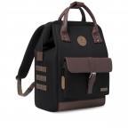 Rucksack Adventurer Medium Managuga mit zwei auswechselbaren Vortaschen Schwarz, Farbe: schwarz, Marke: Cabaia, EAN: 3701328390725, Abmessungen in cm: 27x41x16, Bild 4 von 10