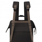 Rucksack Adventurer Medium Managuga mit zwei auswechselbaren Vortaschen Schwarz, Farbe: schwarz, Marke: Cabaia, EAN: 3701328390725, Abmessungen in cm: 27x41x16, Bild 9 von 10
