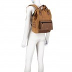 Rucksack Adventurer Medium Colombo mit zwei auswechselbaren Vortaschen Camel, Farbe: cognac, Marke: Cabaia, EAN: 3701328399858, Abmessungen in cm: 27x41x16, Bild 9 von 12
