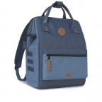 Rucksack Adventurer Medium Sangiljan mit zwei auswechselbaren Vortaschen Hellblau, Farbe: blau/petrol, Marke: Cabaia, EAN: 3701328399872, Abmessungen in cm: 27x41x16, Bild 4 von 12