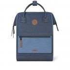 Rucksack Adventurer Medium Sangiljan mit zwei auswechselbaren Vortaschen Hellblau, Farbe: blau/petrol, Marke: Cabaia, EAN: 3701328399872, Abmessungen in cm: 27x41x16, Bild 3 von 12