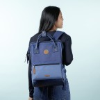 Rucksack Adventurer Medium Sangiljan mit zwei auswechselbaren Vortaschen Hellblau, Farbe: blau/petrol, Marke: Cabaia, EAN: 3701328399872, Abmessungen in cm: 27x41x16, Bild 7 von 12