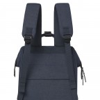 Rucksack Adventurer Medium Namur mit zwei auswechselbaren Vortaschen DKLBLAU, Farbe: blau/petrol, Marke: Cabaia, EAN: 3701328303107, Abmessungen in cm: 27x41x16, Bild 11 von 12