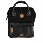 Rucksack Adventurer Small Dhaka mit zwei auswechselbaren Vortaschen Schwarz, Farbe: schwarz, Marke: Cabaia, EAN: 3701328346562, Abmessungen in cm: 23x32x13, Bild 2 von 12