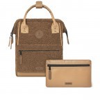 Rucksack Adventurer Small Tucson mit zwei auswechselbaren Vortaschen Hellbraun, Farbe: braun, Marke: Cabaia, EAN: 3701328398882, Abmessungen in cm: 23x32x13, Bild 1 von 12