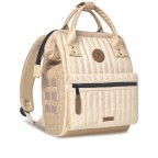 Rucksack Adventurer Small Guadalajara mit zwei auswechselbaren Vortaschen Beige, Farbe: beige, Marke: Cabaia, EAN: 3701328398561, Abmessungen in cm: 23x32x13, Bild 4 von 12
