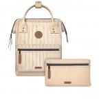 Rucksack Adventurer Small Guadalajara mit zwei auswechselbaren Vortaschen Beige, Farbe: beige, Marke: Cabaia, EAN: 3701328398561, Abmessungen in cm: 23x32x13, Bild 1 von 12