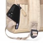 Rucksack Adventurer Small Guadalajara mit zwei auswechselbaren Vortaschen Beige, Farbe: beige, Marke: Cabaia, EAN: 3701328398561, Abmessungen in cm: 23x32x13, Bild 12 von 12