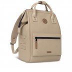 Rucksack Adventurer Medium Fortaleza mit zwei auswechselbaren Vortaschen Beige, Farbe: beige, Marke: Cabaia, EAN: 3701328376514, Abmessungen in cm: 27x41x16, Bild 4 von 14