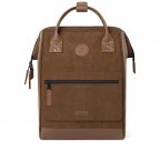 Rucksack Adventurer Medium Canton mit zwei auswechselbaren Vortaschen Hellbraun, Farbe: braun, Marke: Cabaia, EAN: 3701328375098, Abmessungen in cm: 27x41x16, Bild 3 von 10