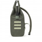 Rucksack Adventurer Medium Busan mit zwei auswechselbaren Vortaschen Dunkelgrün, Farbe: grün/oliv, Marke: Cabaia, EAN: 3701328303329, Abmessungen in cm: 27x41x16, Bild 5 von 10