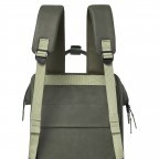 Rucksack Adventurer Medium Busan mit zwei auswechselbaren Vortaschen Dunkelgrün, Farbe: grün/oliv, Marke: Cabaia, EAN: 3701328303329, Abmessungen in cm: 27x41x16, Bild 9 von 10