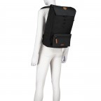 Rucksack City Medium Erevan mit zwei auswechselbaren Vortaschen Schwarz, Farbe: schwarz, Marke: Cabaia, EAN: 3701328372554, Abmessungen in cm: 27x43x16, Bild 7 von 8