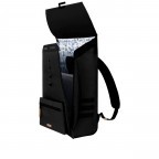Rucksack City Medium Erevan mit zwei auswechselbaren Vortaschen Schwarz, Farbe: schwarz, Marke: Cabaia, EAN: 3701328372554, Abmessungen in cm: 27x43x16, Bild 8 von 8