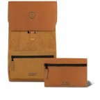 Rucksack City Medium Leeds mit zwei auswechselbaren Vortaschen Camel, Farbe: cognac, Marke: Cabaia, EAN: 3701328377177, Abmessungen in cm: 27x43x16, Bild 1 von 8