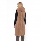 Teddyfell-Weste Ginny mit Wendefunktion Größe 40 Sand, Farbe: beige, Marke: Rino & Pelle, EAN: 8720529377934, Bild 3 von 3