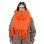 Schal Gella Tango, Farbe: orange, Marke: Rino & Pelle, EAN: 8720529375619, Abmessungen in cm: 51x220x0.4, Bild 1 von 2