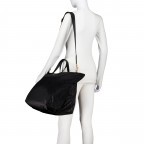 Reisetasche Collana Tessuto Helena LHZ Black, Farbe: schwarz, Marke: Joop!, EAN: 4048835230038, Abmessungen in cm: 44x32x23.5, Bild 4 von 6