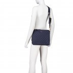Umhängetasche Collana Tessuto Jasmina MVZ Dark Blue, Farbe: blau/petrol, Marke: Joop!, EAN: 4048835220923, Abmessungen in cm: 27x25x6.3, Bild 5 von 6