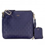 Umhängetasche Collana Tessuto Jasmina MVZ Dark Blue, Farbe: blau/petrol, Marke: Joop!, EAN: 4048835220923, Abmessungen in cm: 27x25x6.3, Bild 1 von 6